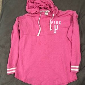 PINK pink sweatshirt pullover varsity style